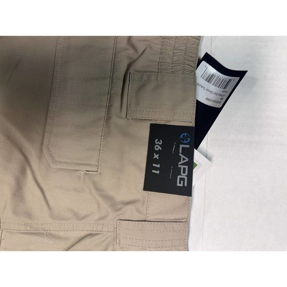 LAPG La Police Gear Men Size 36/11 Operator Tactical Shorts Cargo Brown Rip Stop - Picture 5 of 6
